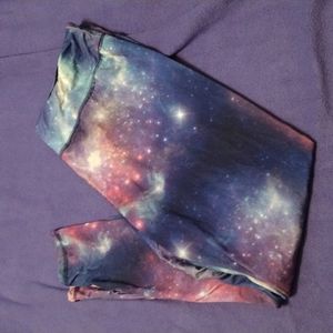 ZONE PRO Galaxy print athletic leggings size 2x
